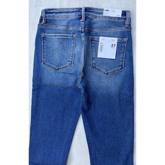 Vervet By Flying Monkey Amber Mid-Rise Skinny Jeans for Women - Size 26 - Picture 5 of 16
